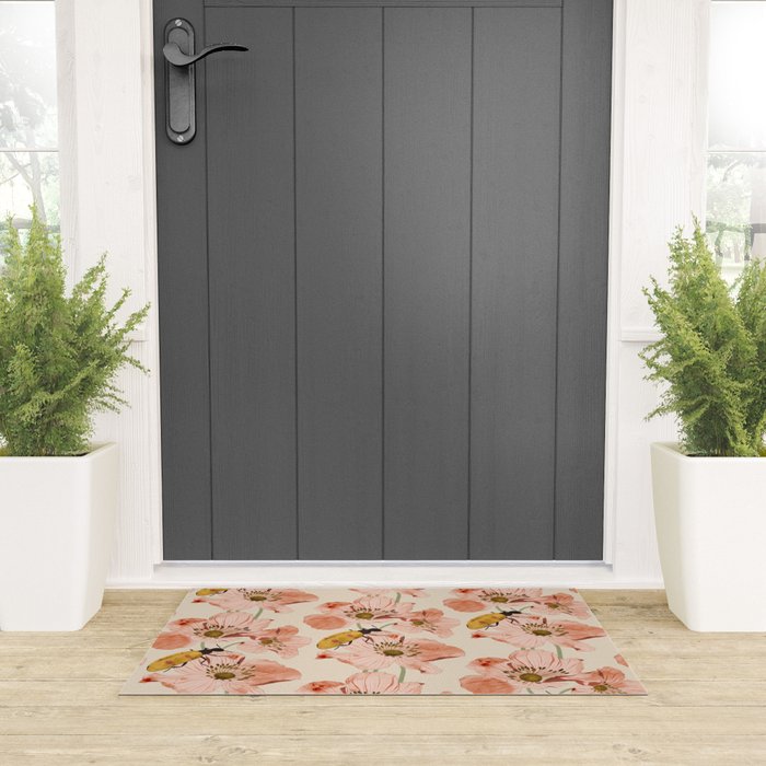 Roses and insects Welcome Mat Gallery Image 3