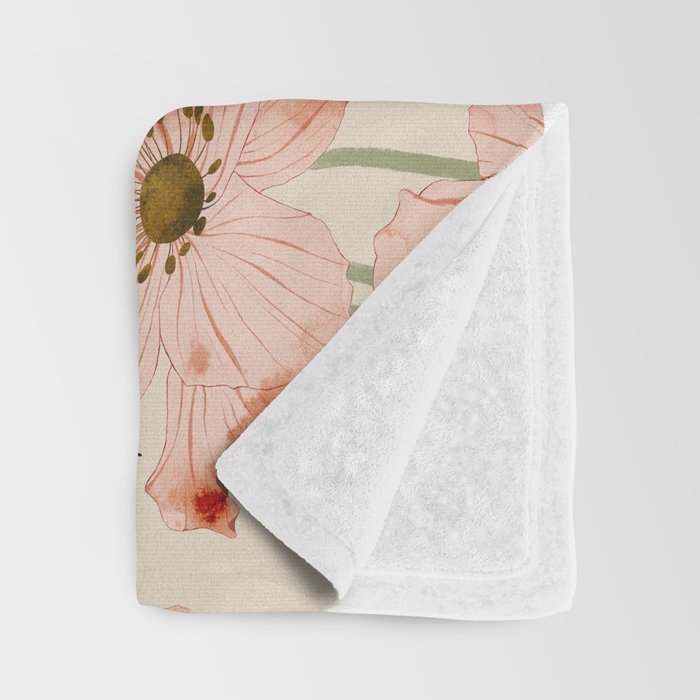 Roses and insects Throw Blanket Gallery Image 3