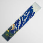  A Departure I - Mountain & Forest Nature Ukiyo Landscape in Blue, Green & Grey Table Runner Gallery Image 3