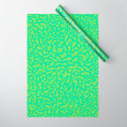 anxiety - greens Wrapping Paper Gallery Image 1