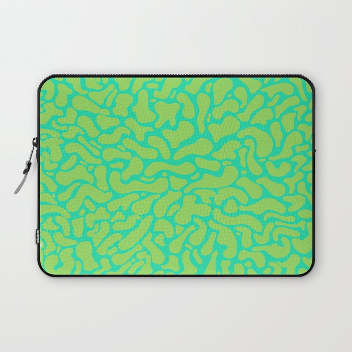 anxiety - greens Laptop Sleeve Gallery Image 1