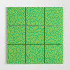 anxiety - greens Wood Wall Art Gallery Image 1