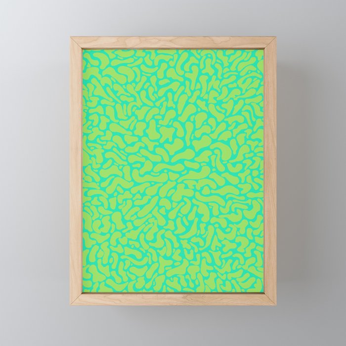 anxiety - greens Mini Art Print Gallery Image 1