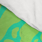 anxiety - greens Comforter Gallery Image 4