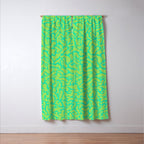 anxiety - greens Window Curtain Gallery Image 3