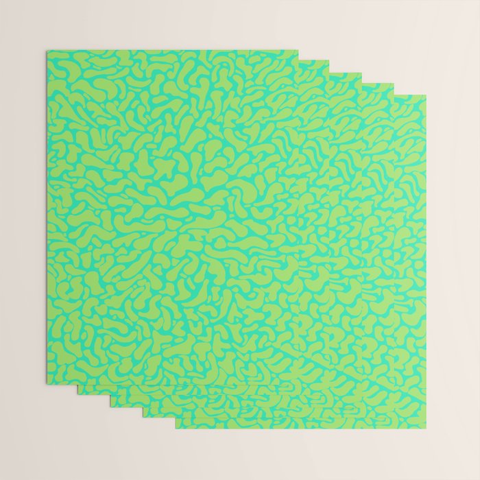 anxiety - greens Wrapping Paper Gallery Image 3