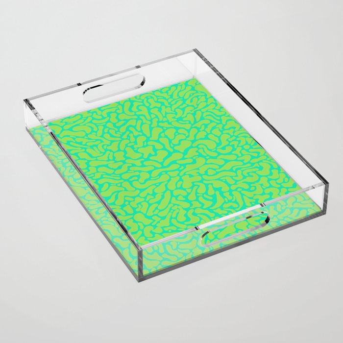 anxiety - greens Acrylic Tray Gallery Image 1