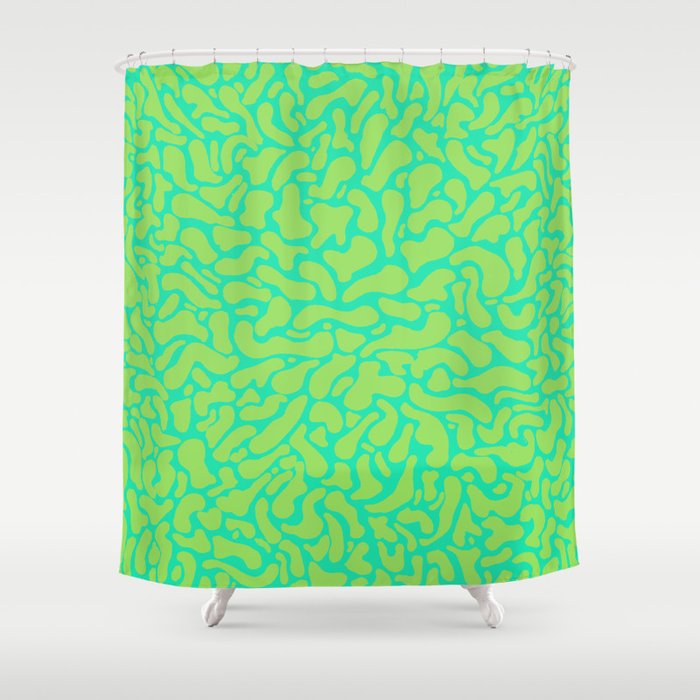 anxiety - greens Shower Curtain Gallery Image 1