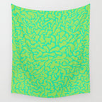 anxiety - greens Wall Tapestry Gallery Image 4