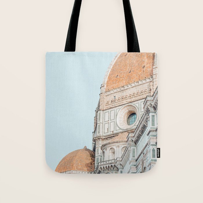Il Duomo Details - Florence Italy Architecture, Travel Photography Tote Bag Gallery Image 1