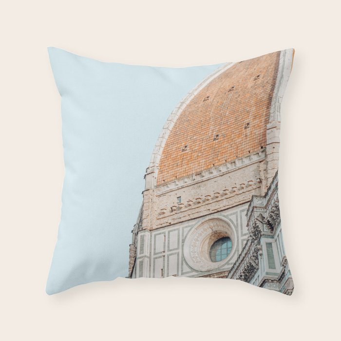 Il Duomo Details - Florence Italy Architecture, Travel Photography Throw Pillow Gallery Image 6