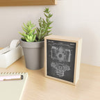 Camera Patent - Photography Art - Black Chalkboard Mini Art Print Gallery Image 2