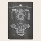Camera Patent - Photography Art - Black Chalkboard Cutting Board Gallery Image 1