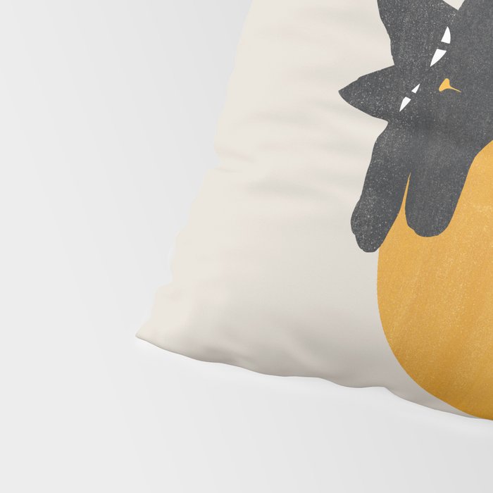 Cat with ball Pillow Sham Gallery Image 4