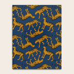 Tigers (Navy Blue and Marigold) Notebook Gallery Image 4
