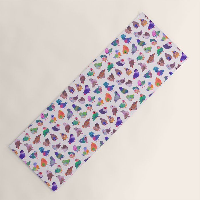 Wild pigeon - light Yoga Mat Gallery Image 1