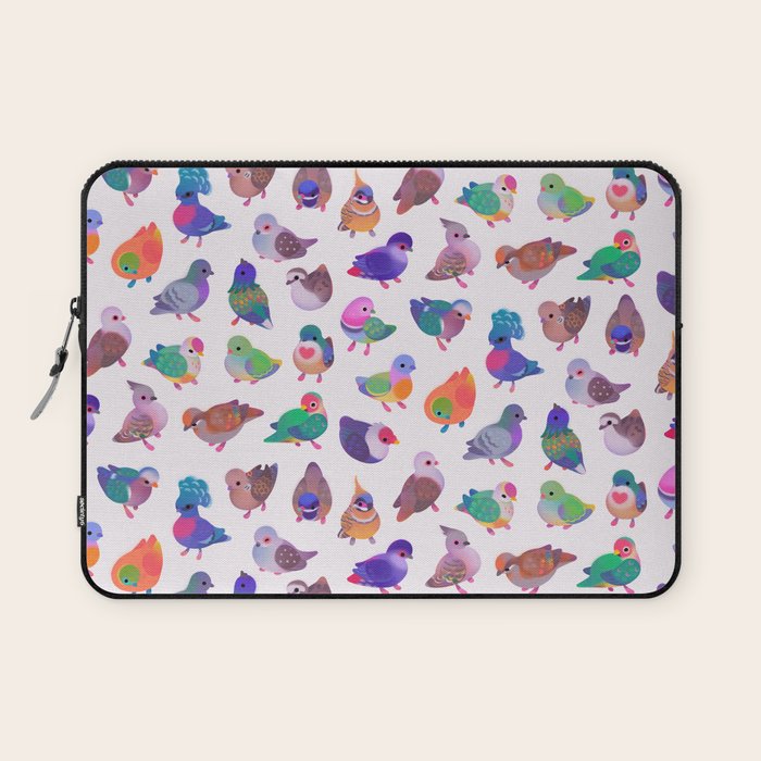 Wild pigeon - light Laptop Sleeve Gallery Image 1