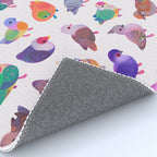 Wild pigeon - light Rug Gallery Image 4