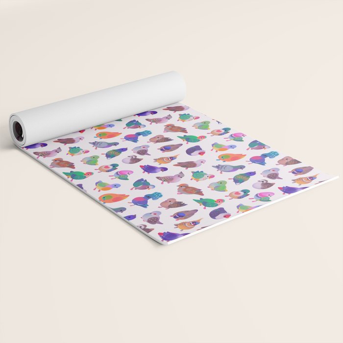 Wild pigeon - light Yoga Mat Gallery Image 2