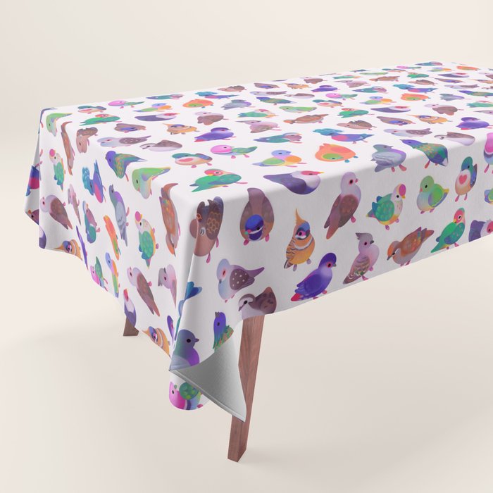 Wild pigeon - light Tablecloth Gallery Image 1