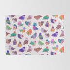 Wild pigeon - light Rug Gallery Image 2