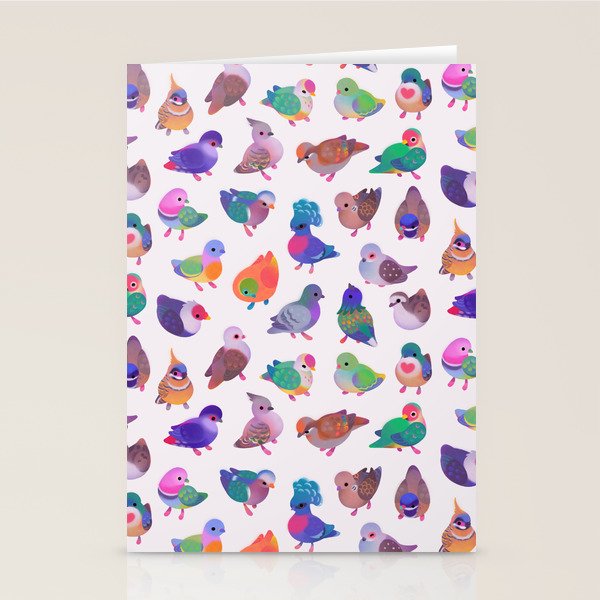 Wild pigeon - light Stationery Card Gallery Image 1
