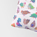 Wild pigeon - light Pillow Sham Gallery Image 4