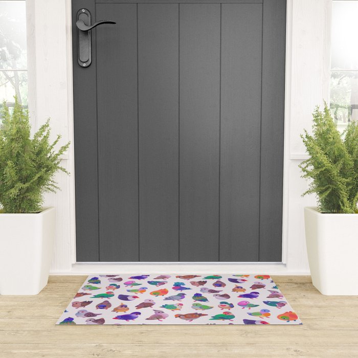 Wild pigeon - light Welcome Mat Gallery Image 3