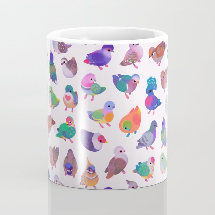 Wild pigeon - light Coffee Mug Gallery Image 4