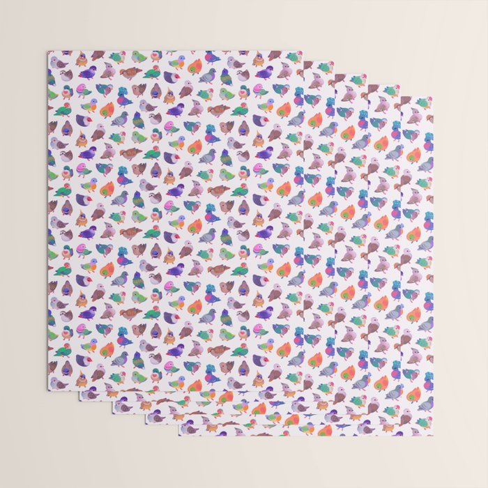 Wild pigeon - light Wrapping Paper Gallery Image 3