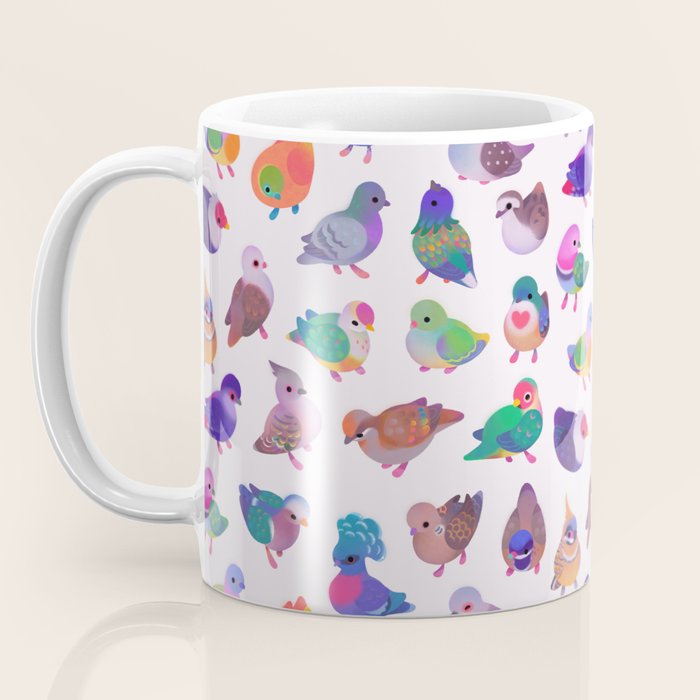 Wild pigeon - light Coffee Mug Gallery Image 3