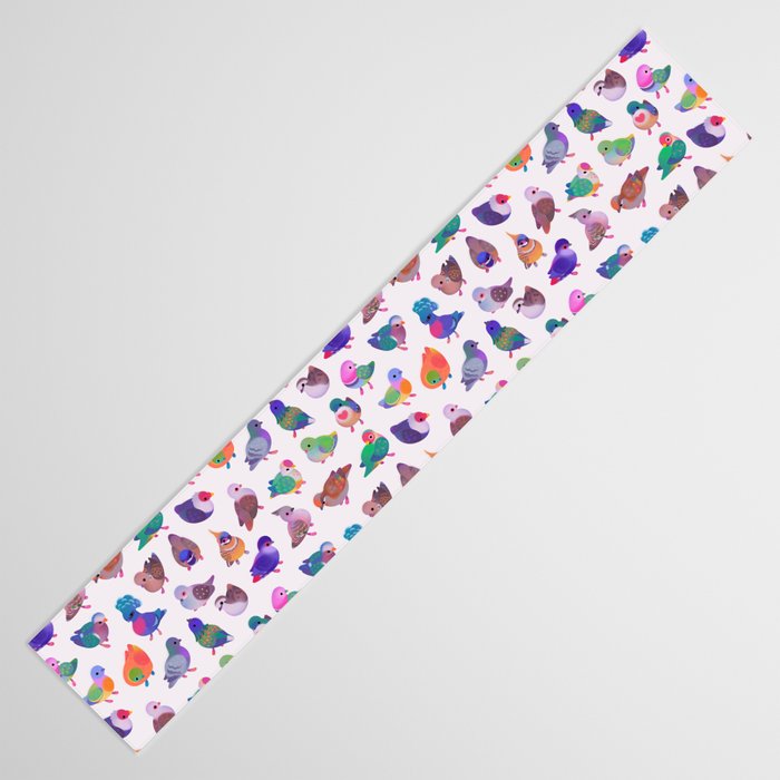 Wild pigeon - light Table Runner Gallery Image 3