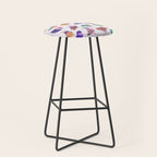 Wild pigeon - light Stool Gallery Image 1