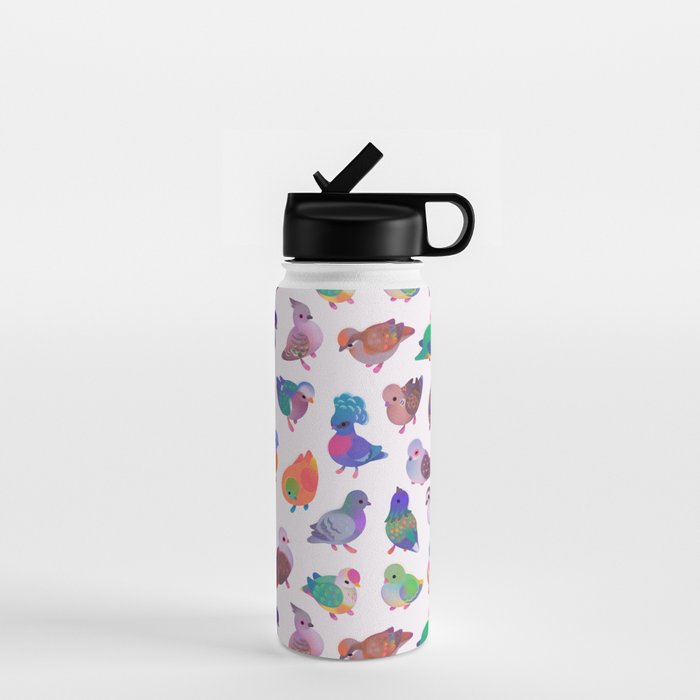 Wild pigeon - light Water Bottle Gallery Image 1