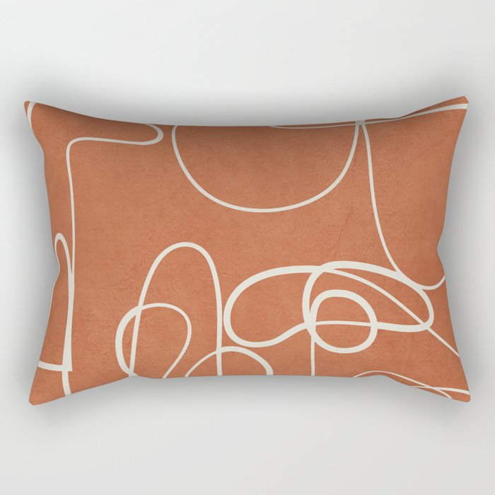 Lines in Space 2 Rectangular Pillow Gallery Image 2