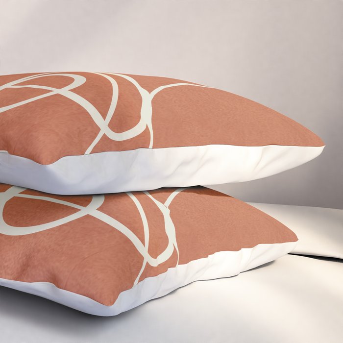 Lines in Space 2 Pillow Sham Gallery Image 3
