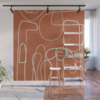 Lines in Space 2 Wall Mural Gallery Image 1
