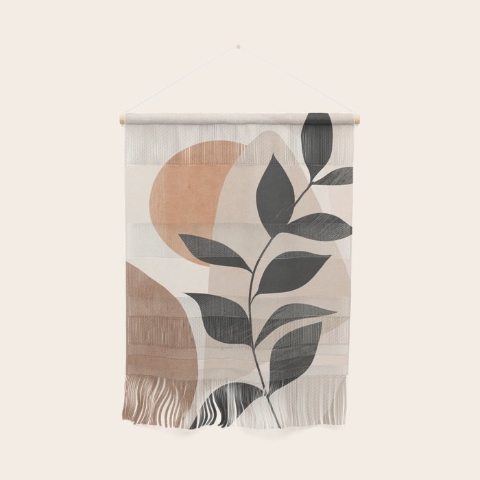 Minimal Abstract Art Plant 4 Wall Hanging Gallery Image 1