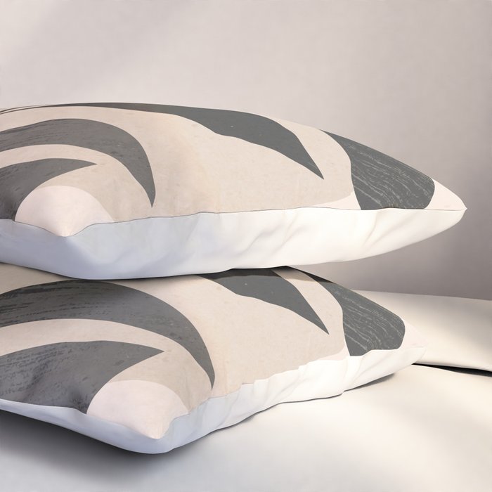Minimal Abstract Art Plant 4 Pillow Sham Gallery Image 3