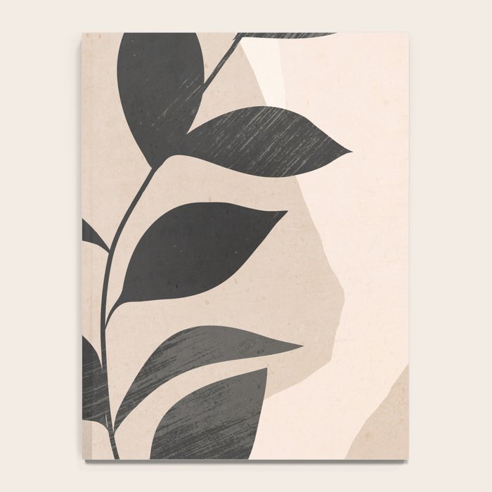 Minimal Abstract Art Plant 4 Notebook Gallery Image 4