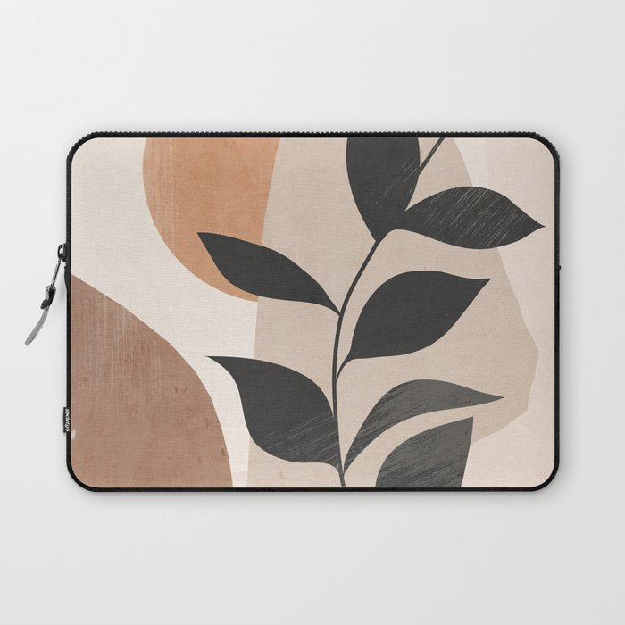 Minimal Abstract Art Plant 4 Laptop Sleeve Gallery Image 1
