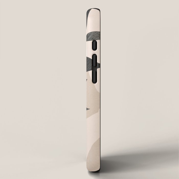 Minimal Abstract Art Plant 4 iPhone Case Gallery Image 2