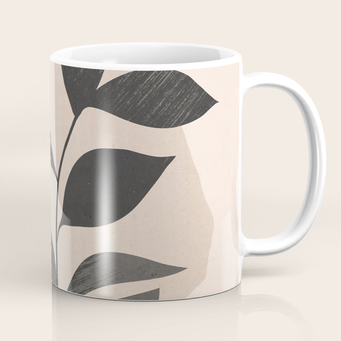 Minimal Abstract Art Plant 4 Coffee Mug Gallery Image 1