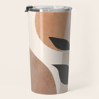 Minimal Abstract Art Plant 4 Travel Mug Gallery Image 3