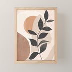 Minimal Abstract Art Plant 4 Mini Art Print Gallery Image 1