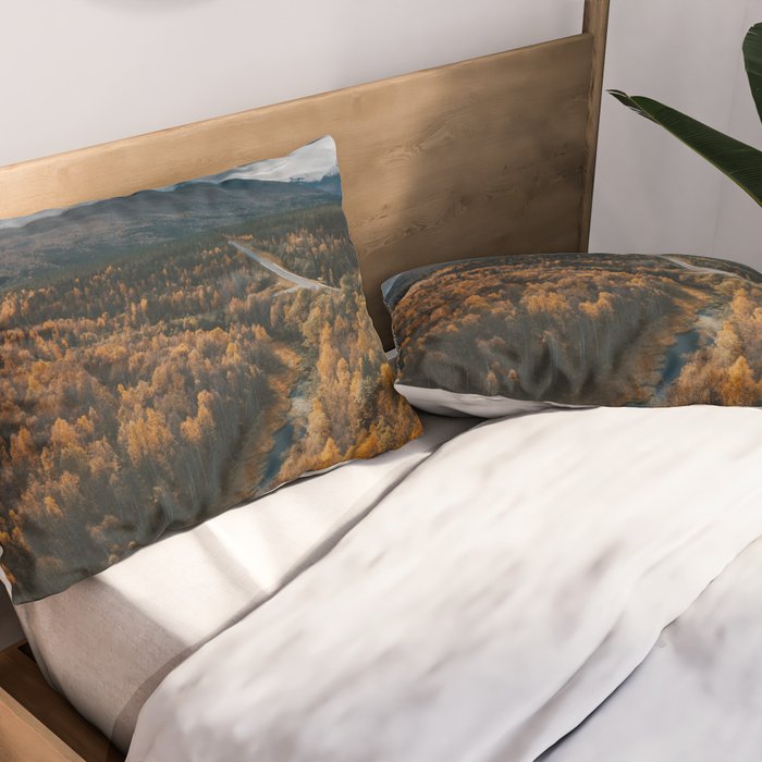 Arctic Autumn - Landscape and Nature Photography Pillow Sham Gallery Image 2