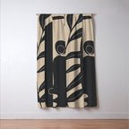 Abstract Mask Window Curtain Gallery Image 3