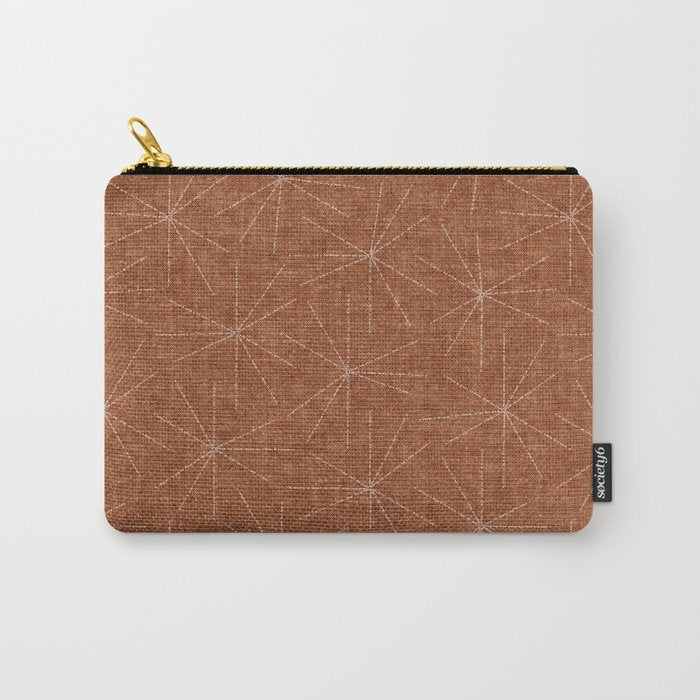 starburst woven - ginger Carry All Pouch Gallery Image 1