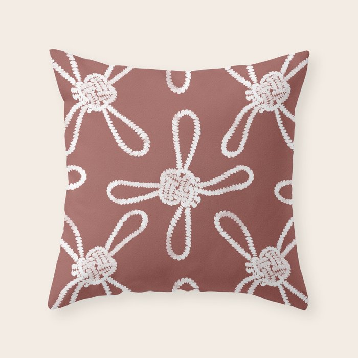 Coastal Knot Style Throw Pillow Gallery Image 6