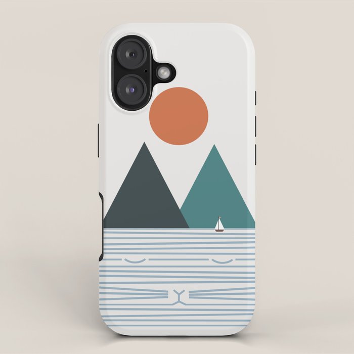 Cat Landscape 9 iPhone Case Gallery Image 1